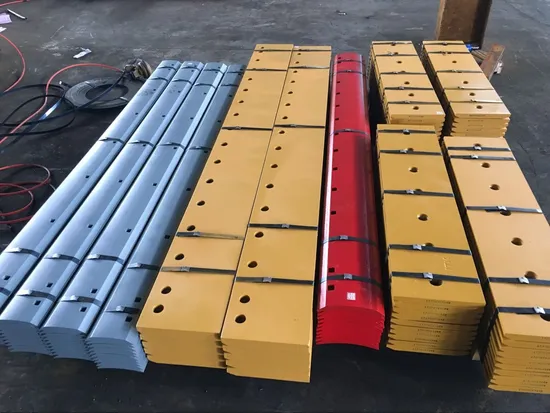 Heavy Duty 7D1577 5D9556 5D9558 5D9559 Motor Grader Double Bevel Flat Blade and End Bit Excavator Bucket Cutting Edges