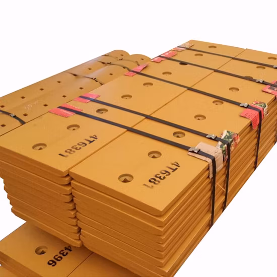 Heavy Duty 7D1577 5D9556 5D9558 5D9559 Motor Grader Double Bevel Flat Blade and End Bit Excavator Bucket Cutting Edges