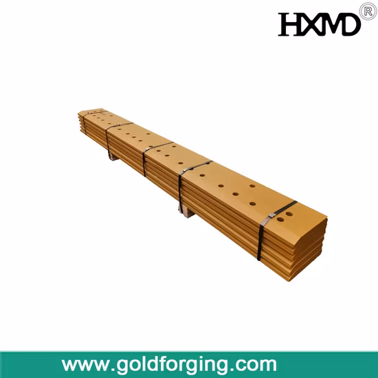 Piezas del cucharón de excavadora Cuchilla y filo Repuestos del cargador Borde central para protección del cucharón del cargador